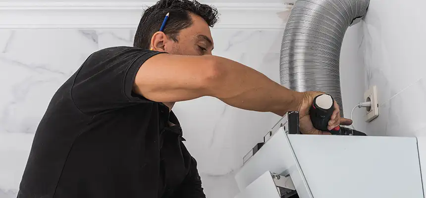 Precision In-wall Dryer Vent Cleaning & Rerouting Corrections in Moorpark, CA